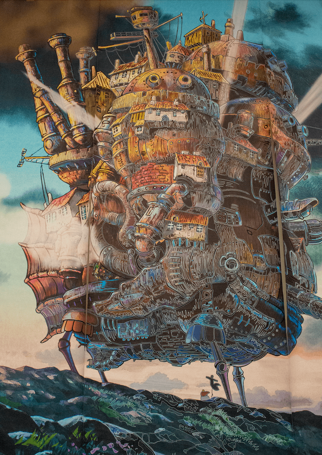 The imagination of Hayao Miyazaki in Aubusson tapestry
