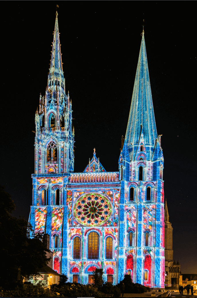 Lights on Chartres